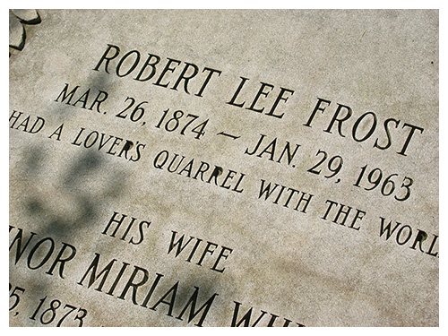 Robert Frost Grave; Bennington, VT