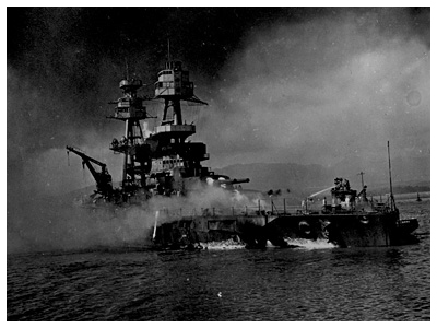 Almanack Feature: The Day of Infamy » U.S.S. Nevada Attempts to Escape