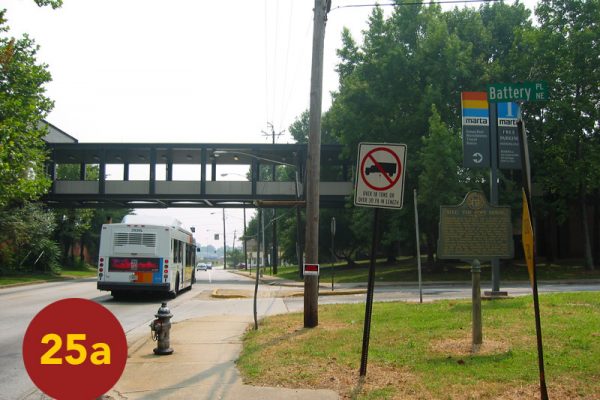 STOP 25a: "Site of Widow Pope House (Inman Park / Reynoldstown MARTA Station)" [2004]