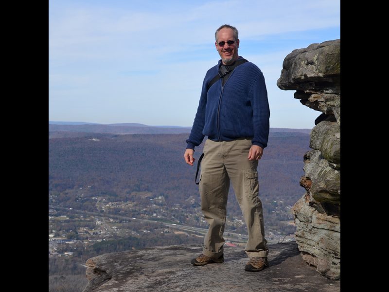 Battles for Chattanooga: [2015] Dave at The Ledge atop Lookout Mountain