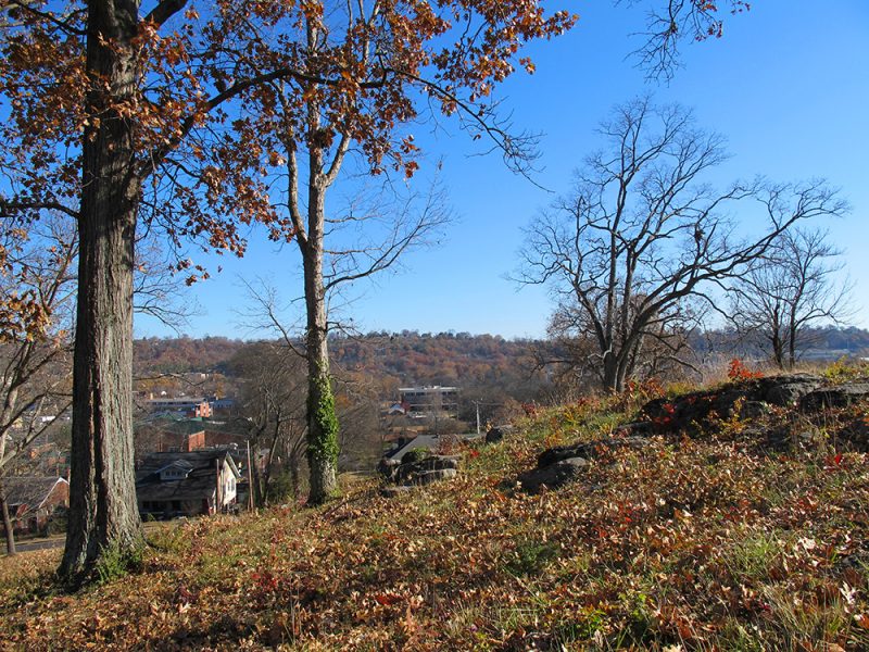 Battles for Chattanooga: [2014] Left of the Missionary Ridge line from Orchard Knob, assaulted by Baird's Division