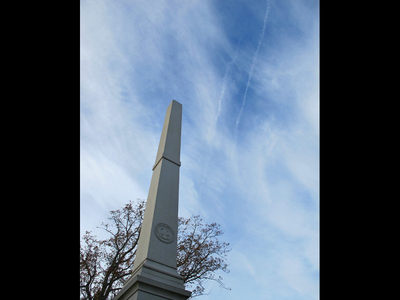 Battles for Chattanooga: [2015] The impressively carved Ohio Monument on the Ohio Reservation